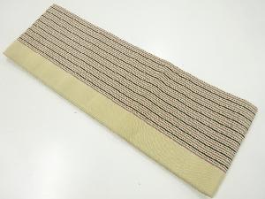 本場筑前博多縞模様織出し半幅帯